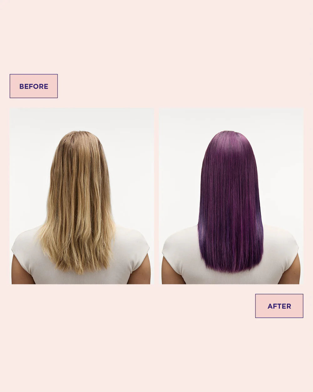 Masque de Couleur Non-Permanent Vif Violet