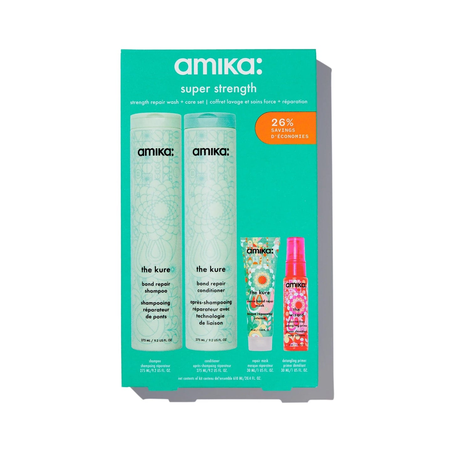 Coffret Super Strength Amika répare renforcé et protège