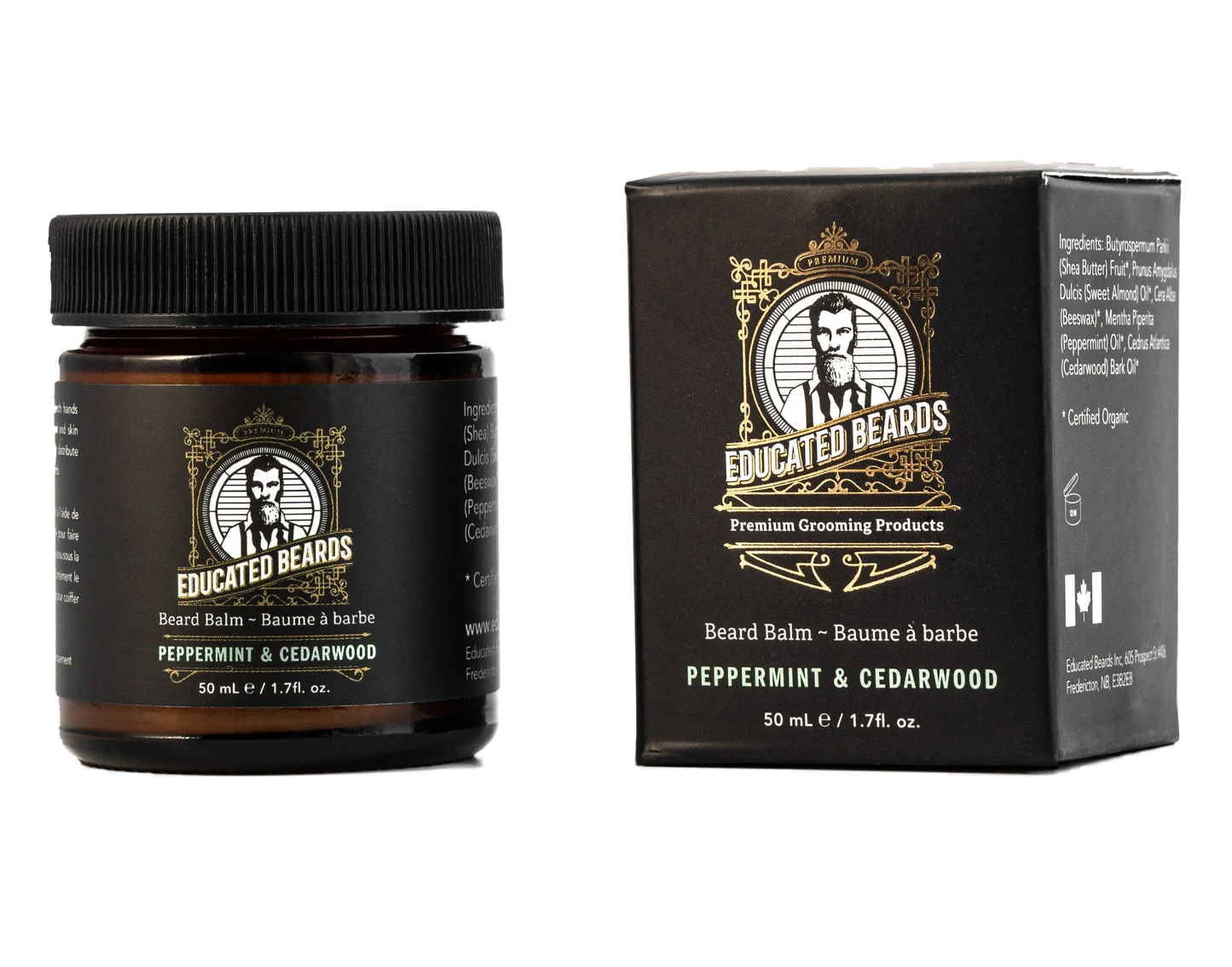 Baume à Barbe Menthe poivrée de Educated Beards 50ml/1.7fl.oz
