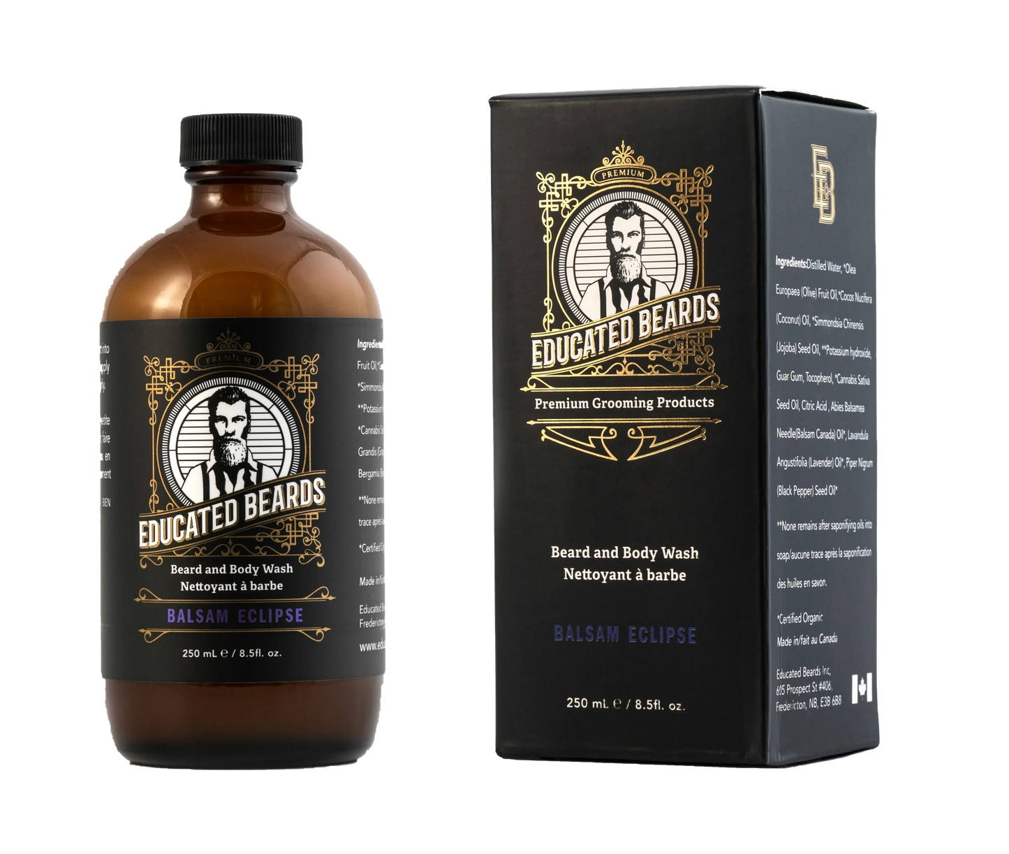 Nettoyant Pour Barbe Balsam Eclipse de Educated Beards 250ml/8.5fl.oz