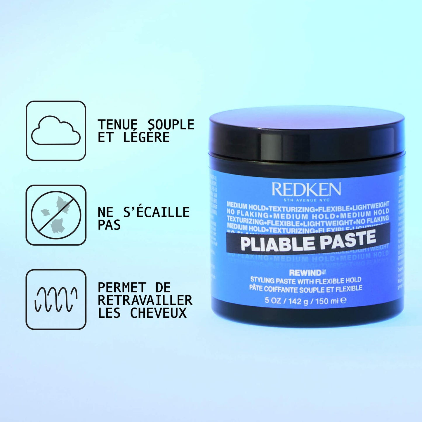 Pâte Coiffante- Pliable Paste