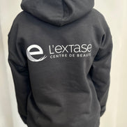 Chandail à capuchon avec le logo du Centre de Beauté L'Extase.