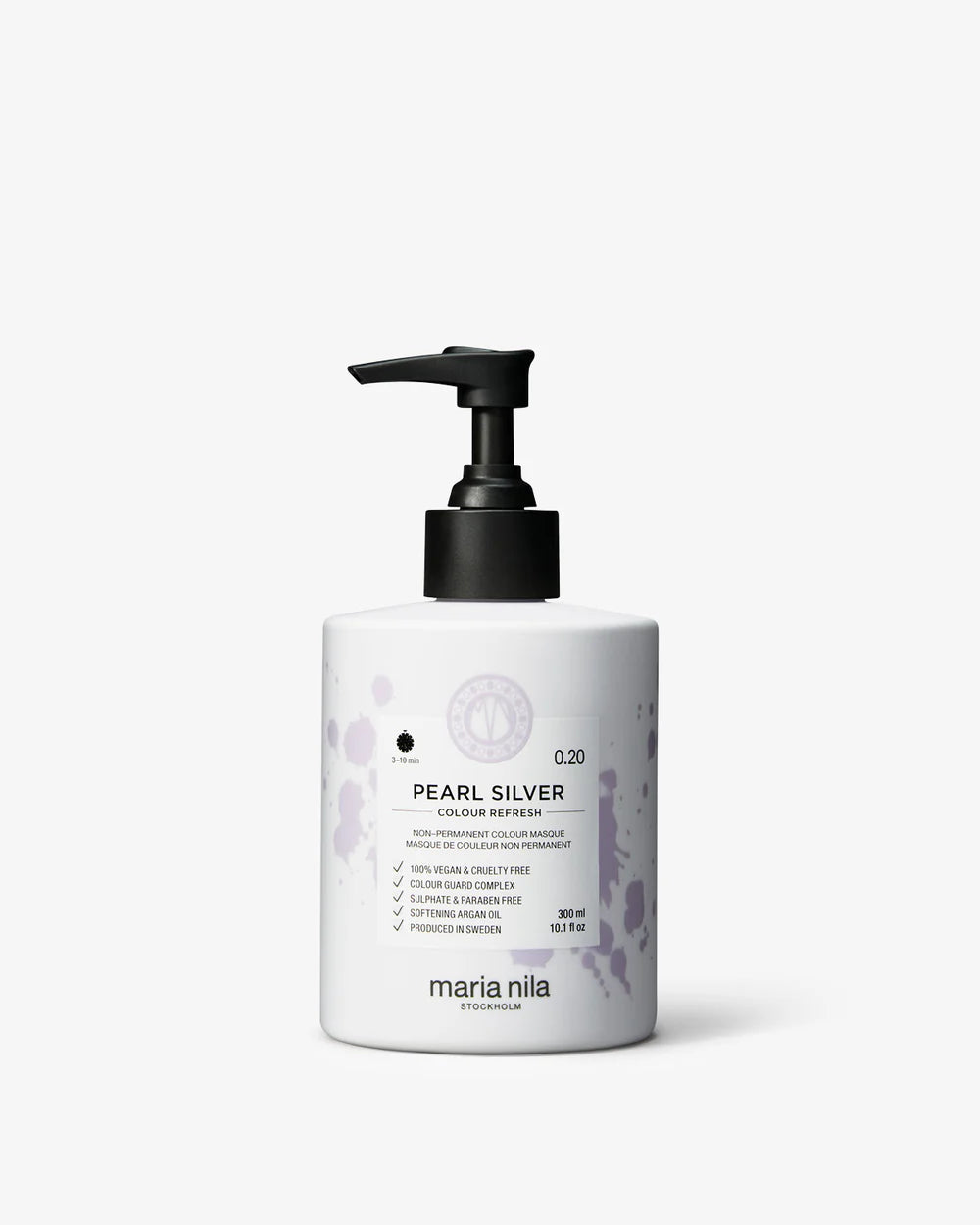 Masque de Couleur Non-Permanent- Perle Argent