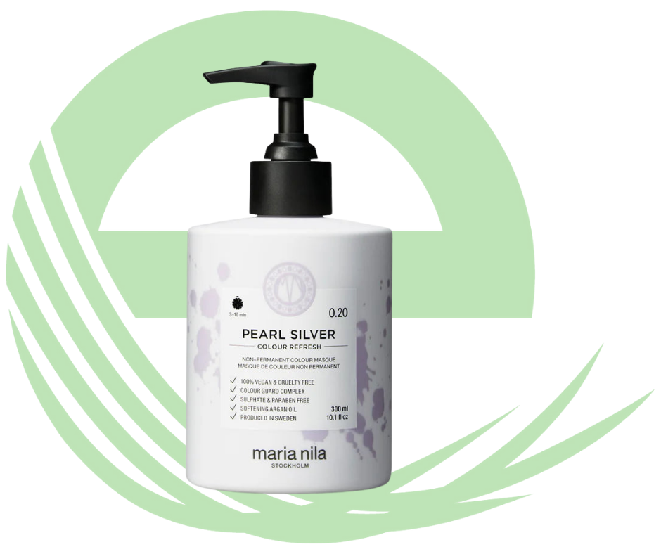 Masque de Couleur Non-Permanent- Perle Argent