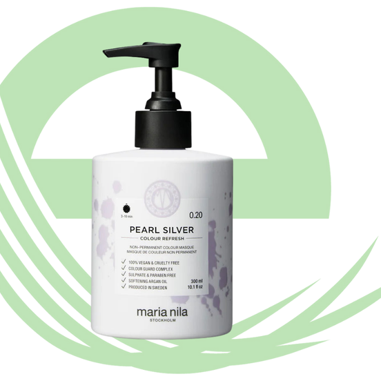 Masque de Couleur Non-Permanent- Perle Argent