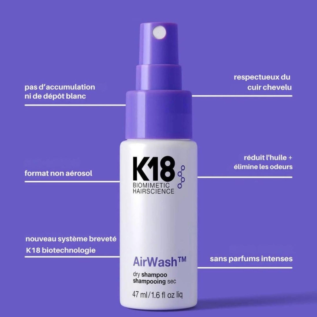 Shampooing sec- K18 AirWash