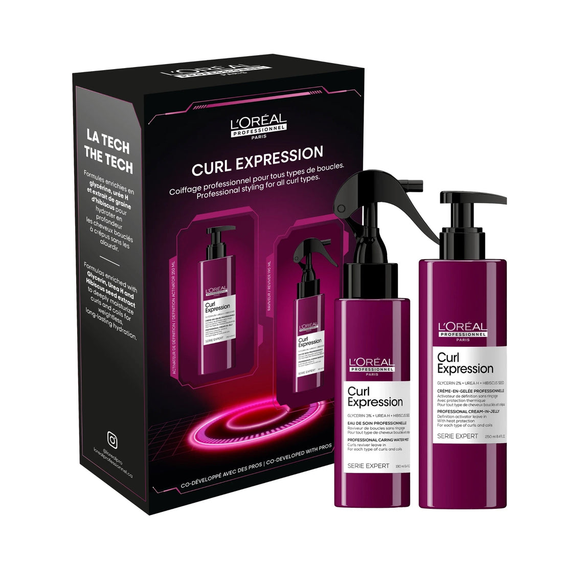 Coffret- Curl Expression de L'Oréal Professionnel cheveux bouclés