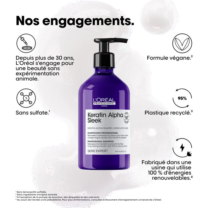 Shampooing- Keratin Alpha Sleek