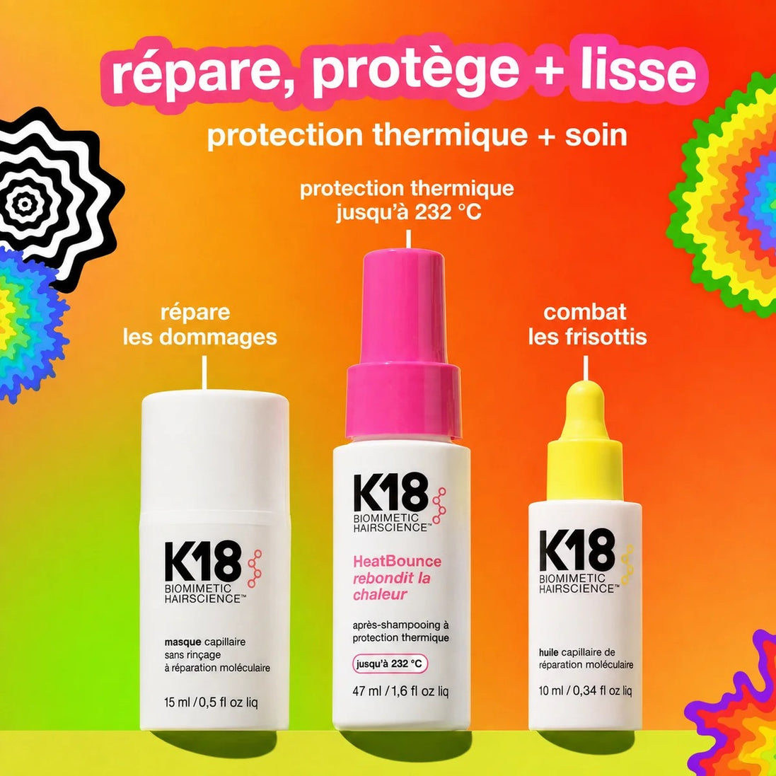 Coffret Repair Protect Smooth- K18