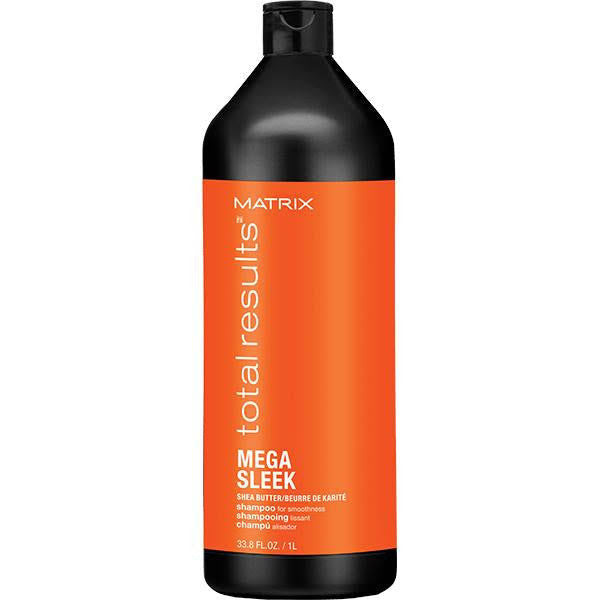 Méga Sleek shampooing 1L lissant au beurre de karité