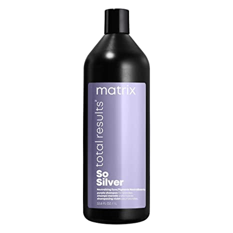 So Silver Shampooing Pour Cheveux Blonds ou Argentés 1L