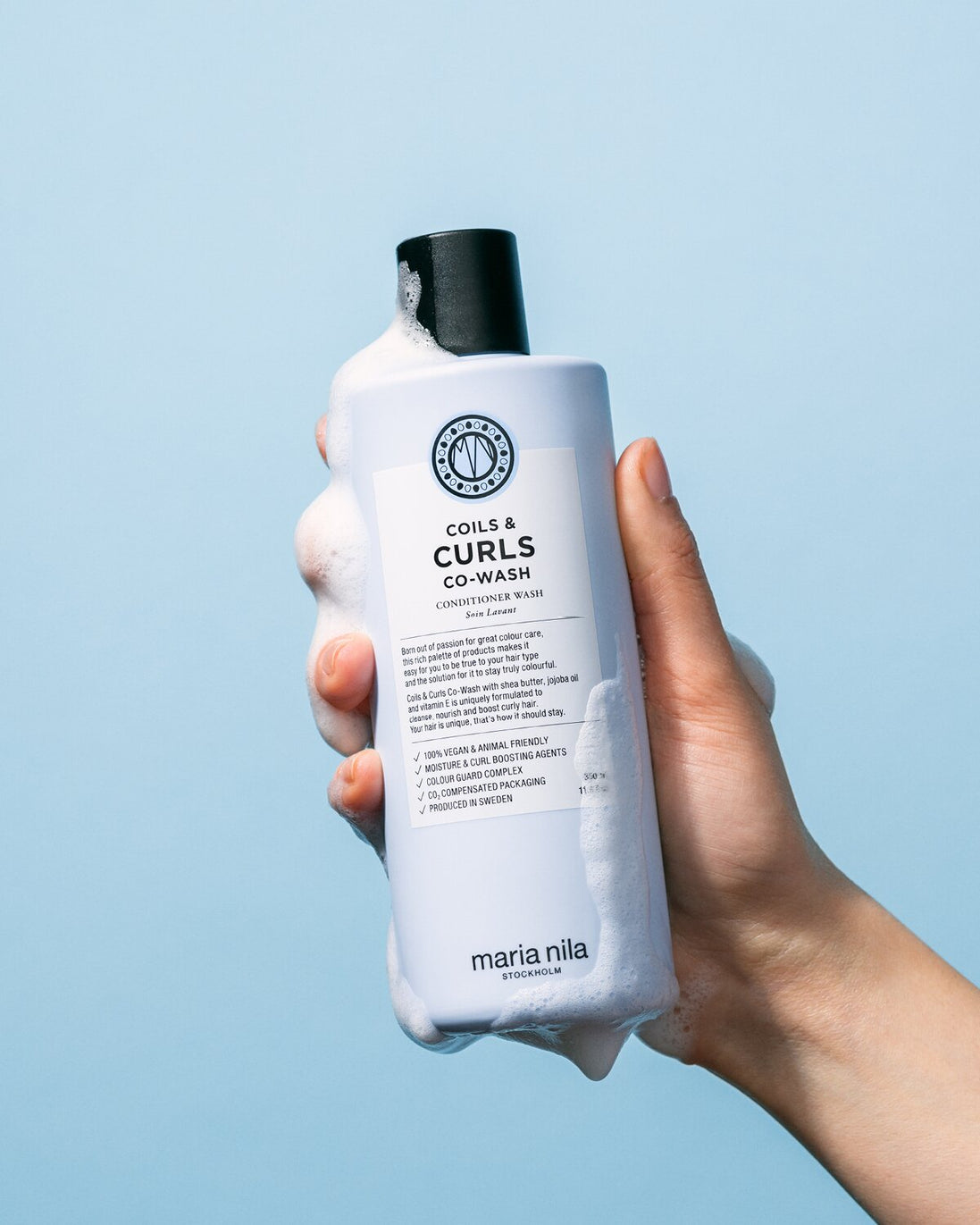 Soin Nettoyant Coils & Curls de Maria Nila 350ml cheveux boulcé