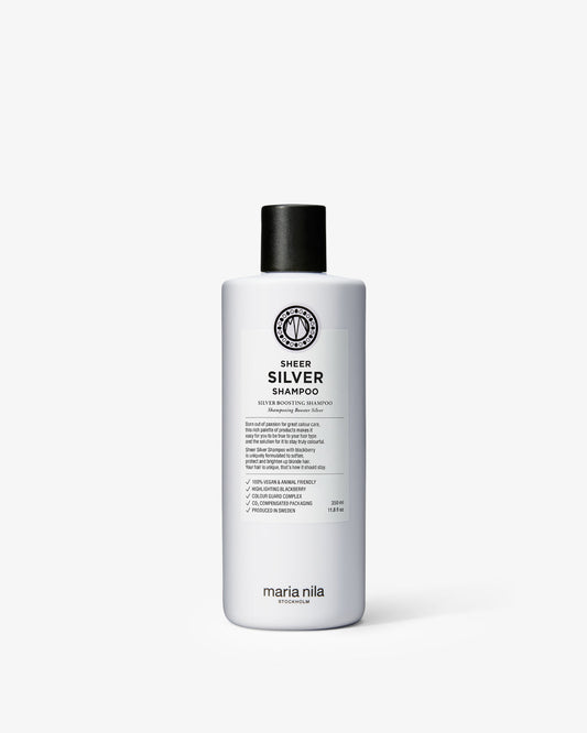 Shampooing Sheer Silver de Maria Nila 250ml à pigment violet