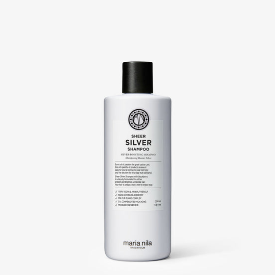 Shampooing Sheer Silver de Maria Nila 250ml à pigment violet