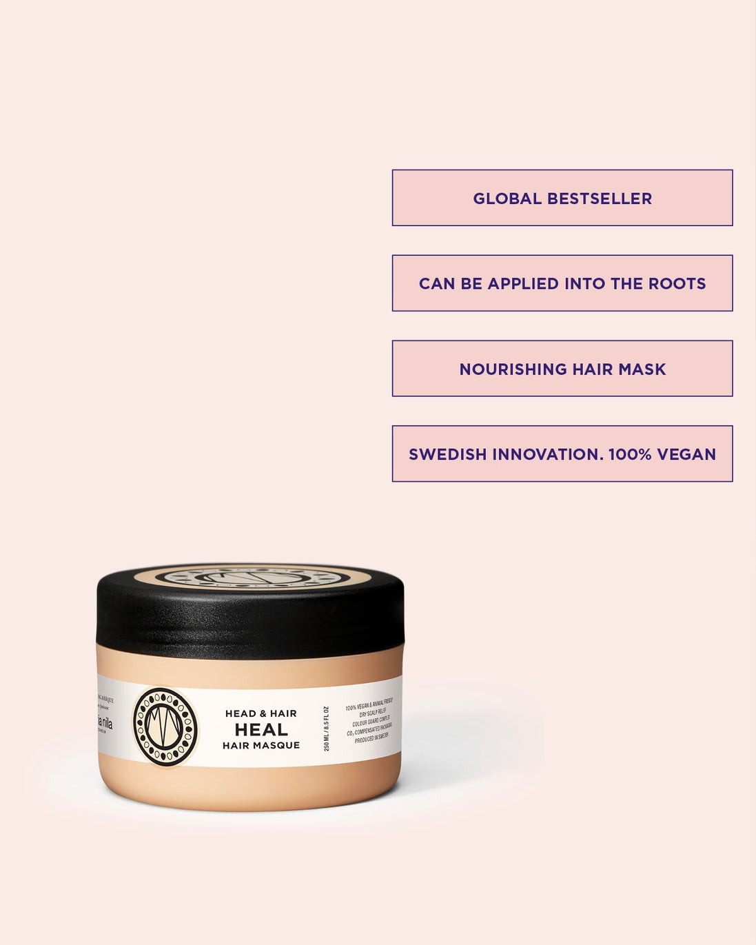 Masque Apaisant Head et Hair Heal de Maria Nila